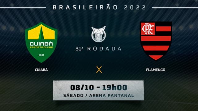 Chamada Cuiabá x Flamengo