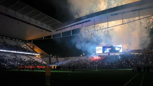 Queima de Fogos Neo Química Arena - Corinthians