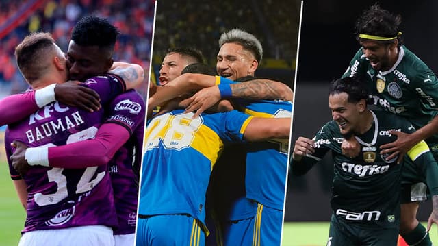 Capa Palmeiras, Boca Juniors e Independiente del Valle