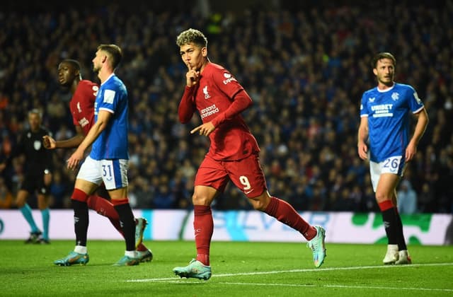 Rangers x Liverpool - Roberto Firmino