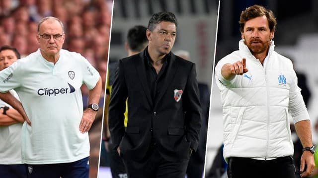 Bielsa, Gallardo e André Villas Boas