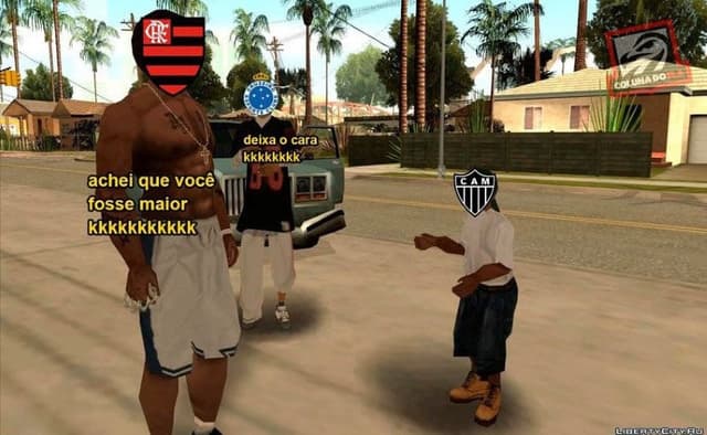 Meme: Flamengo x Atlético-MG