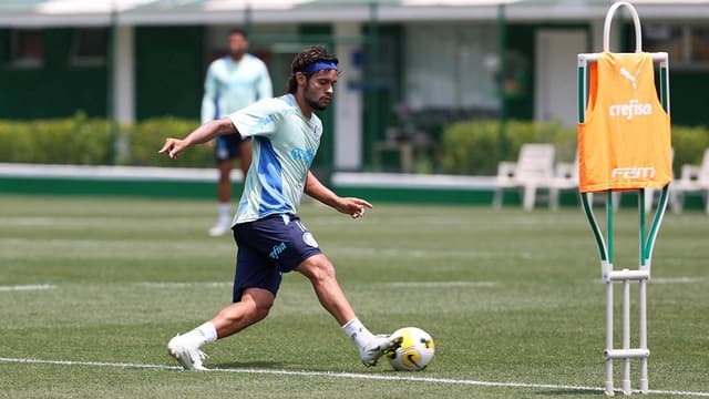 Gustavo Scarpa - Treino Palmeiras