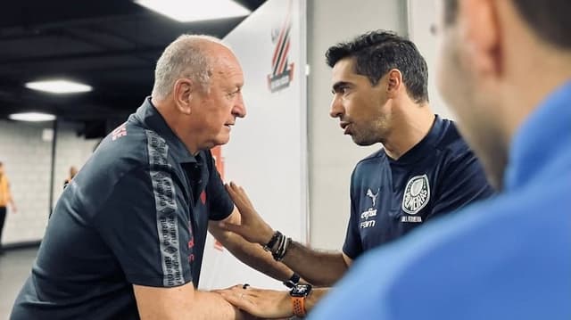 Felipão e Abel Ferreira - Athletico-PR x Palmeiras