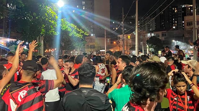 Torcida do Flamengo no Rio