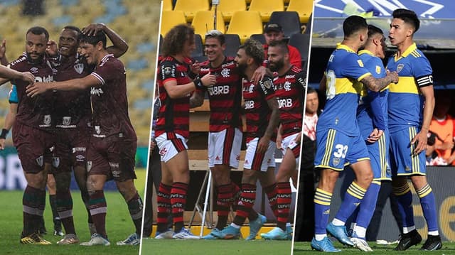 Fluminense, Flamengo e Boca Juniors