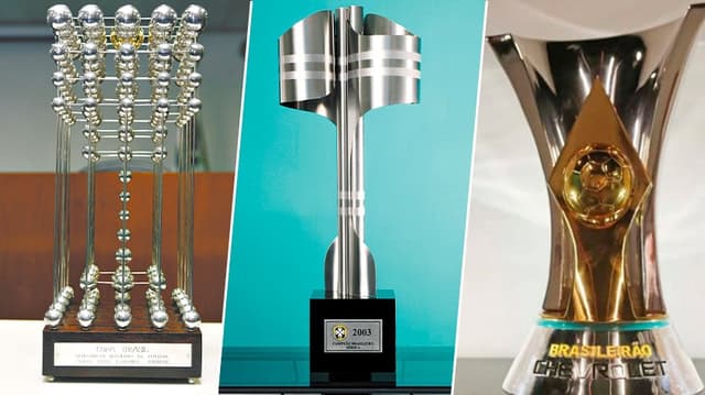 Taça das bolinhas, taça brasileiro e trofeu do brasileirão