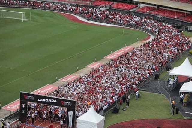 Corrida em estádio