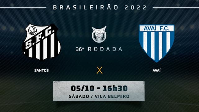 Chamada - Santos x Avaí