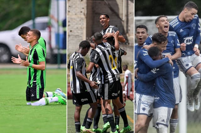 América-MG, Atlético-MG e Cruzeiro - Copinha