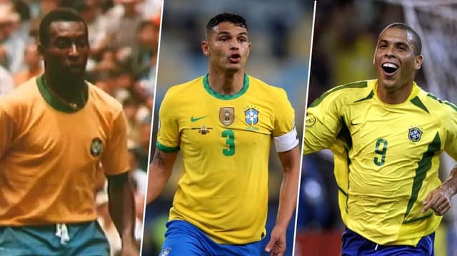 Pelé, Thiago Silva e Fenômeno