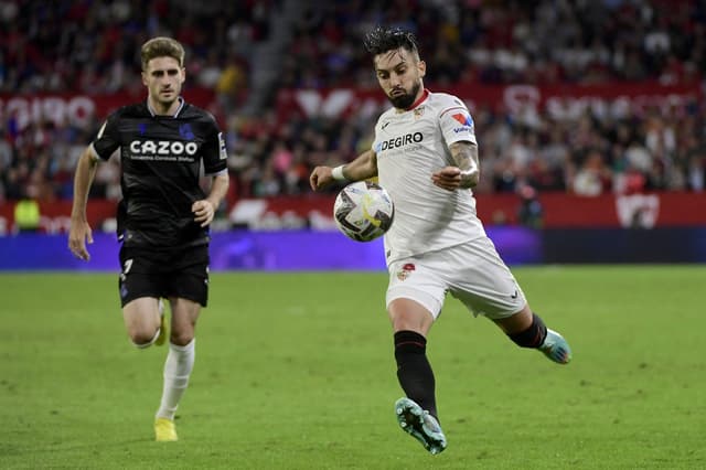 Sevilla x Real Sociedad - Alex Telles