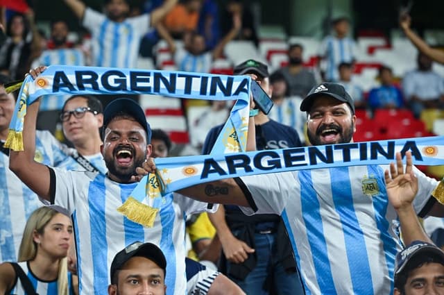 Emirados Árabes x Argentina - Torcida