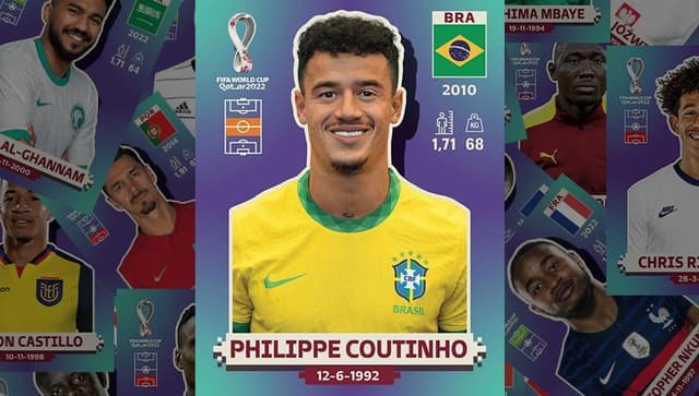 Montagem: Figurinhas fora da Copa