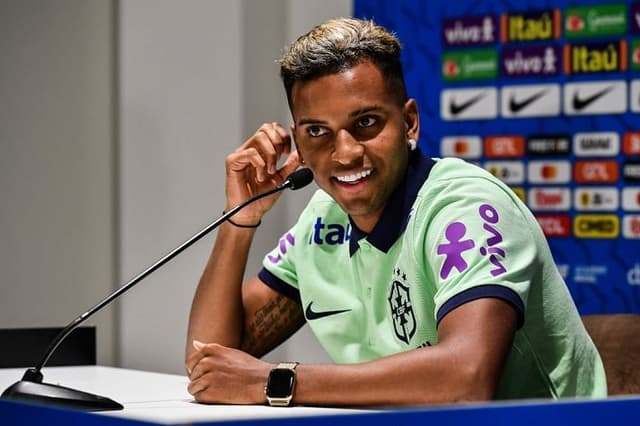 Rodrygo - Coletiva Seleção Brasileira