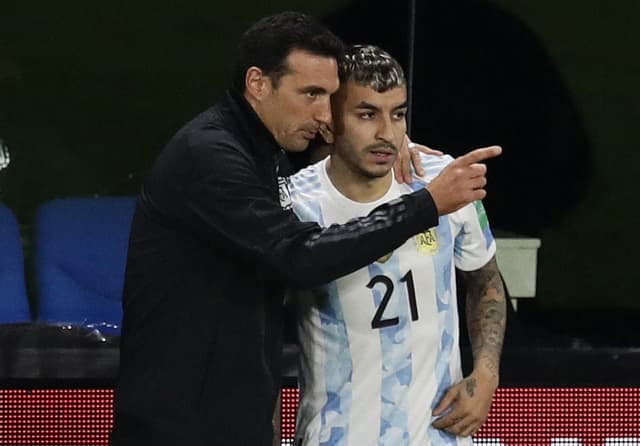 Lionel Scaloni e Ángel Correa - Argentina