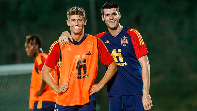 Treino da Seleção da Espanha