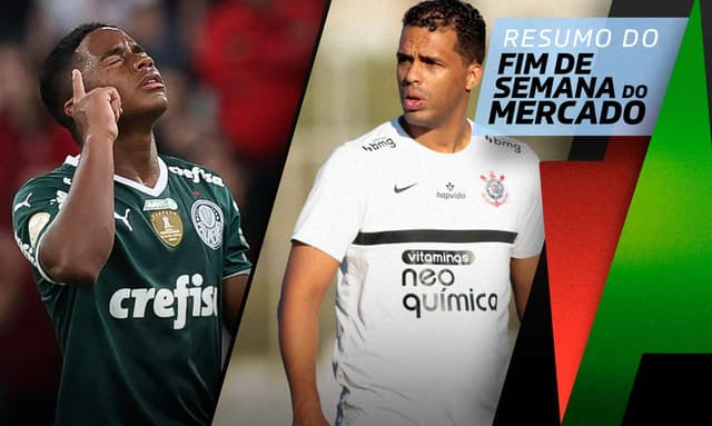 Fernando Lázaro (Corinthians) e Endrick (Palmeiras)