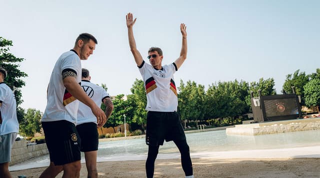 Thomas Muller - treino da Alemanha