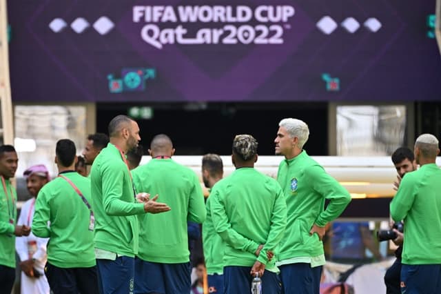 Seleção Brasileira visita Lusail Stadium