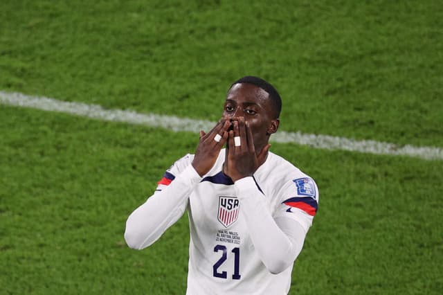 USA x Gales - Timothy Weah