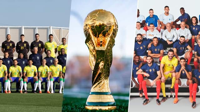 seleção brasileira, Copa do Mundo e seleção da frança