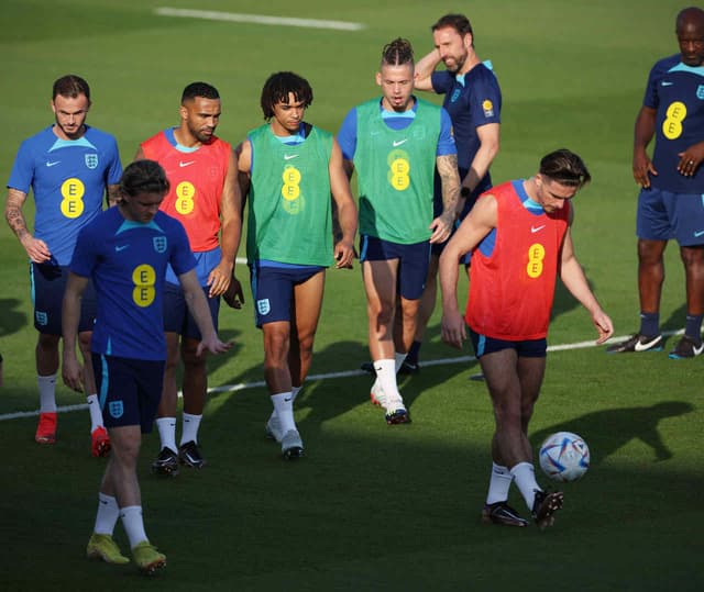 Treino Inglaterra Copa do Mundo - 26/11