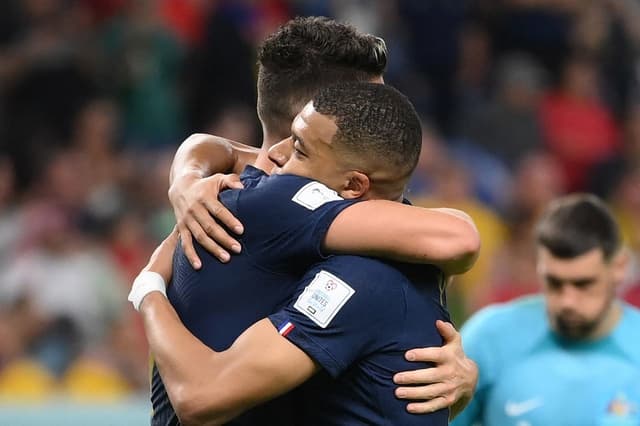 Mbappé e Giroud - Copa do Mundo França