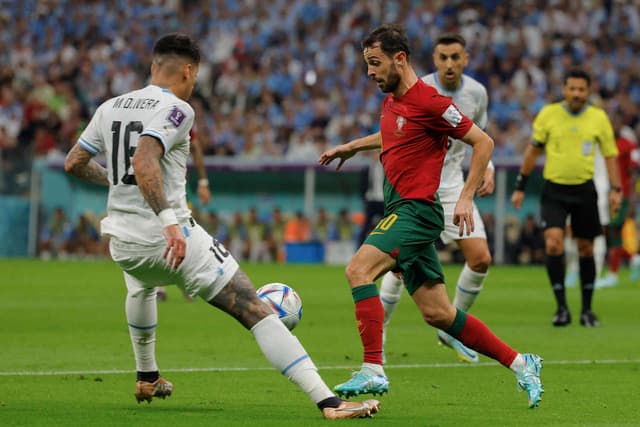 Bernardo Silva - Portugal x Uruguai