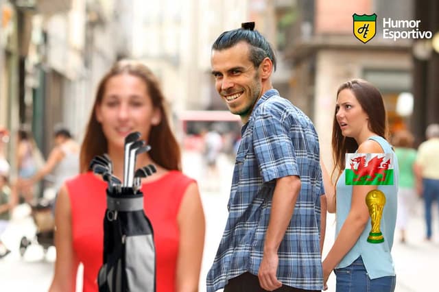 Meme: Gareth Bale e País de Gales