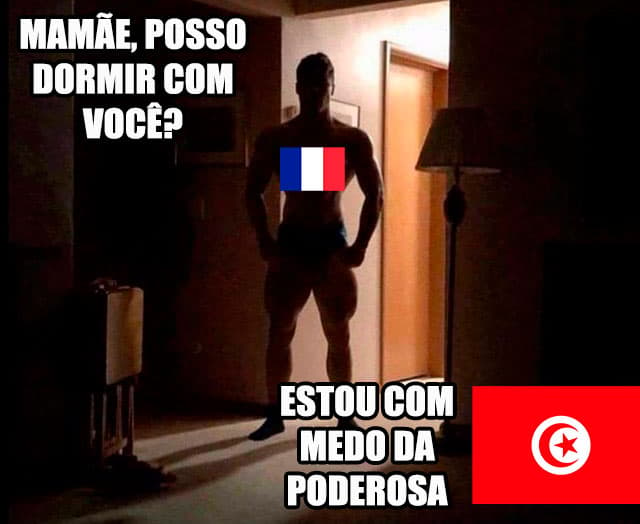 Meme: França x Tunísia