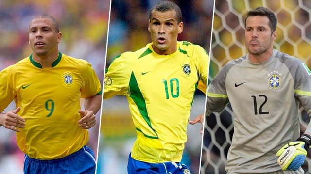 Ronaldo 2006, Rivaldo 2002 e Julio César 2014