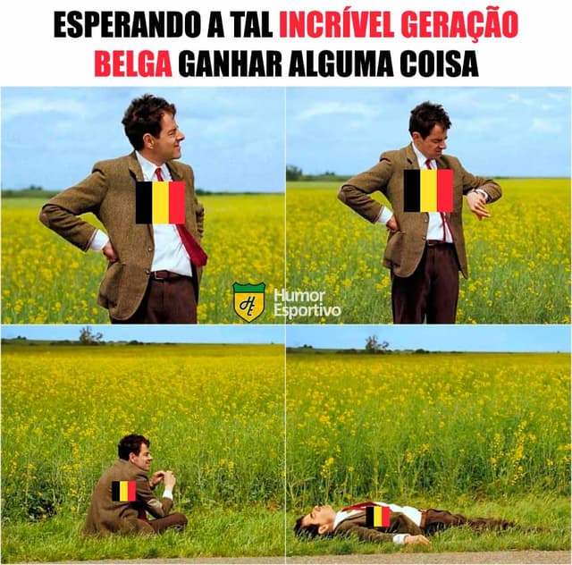 Meme: Bélgica eliminada da Copa do Mundo