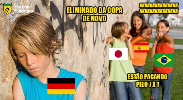 Meme: Alemanha eliminada da Copa do Mundo