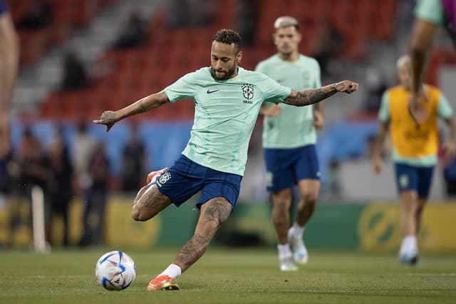 Neymar - Treino da Seleção