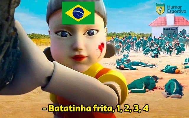 Meme: Brasil x Coreia do Sul