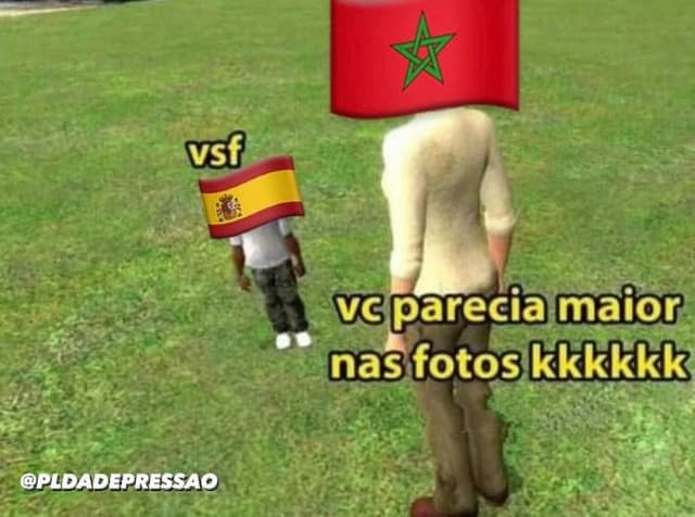 Meme: Espanha eliminada para Marrocos