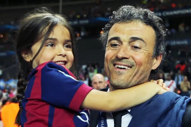 Luis Enrique e Xana Martínez