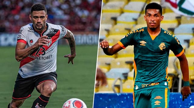 Wellington Rato Atlético-GO - Marcos Paulo ex-Fluminense