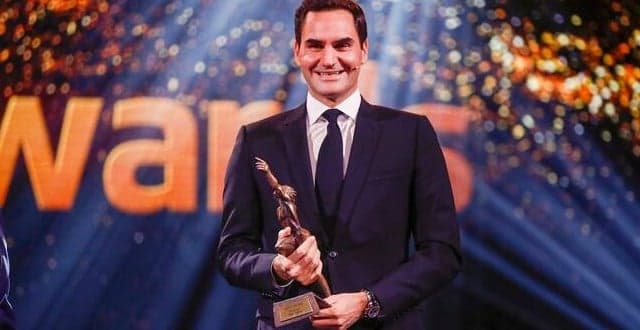 Federer recebe prêmio na Suíça