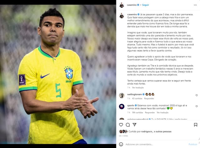 Casemiro - Instagram