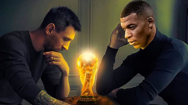 Meme: Messi x Mbappé