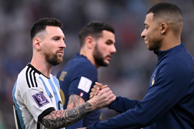 Messi e Mbappé - Argentina x França