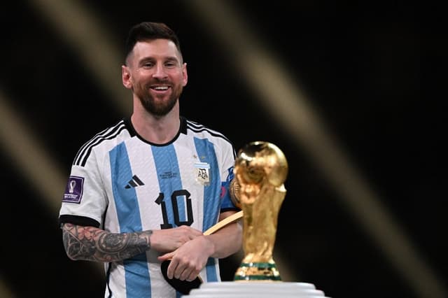 Messi e a taça da Copa