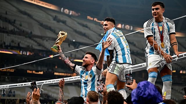 Argentina Taça Campeã do Mundo