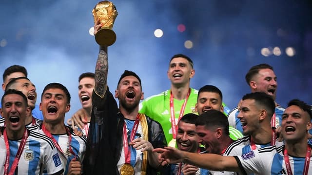 Argentina Taça Campeã do Mundo