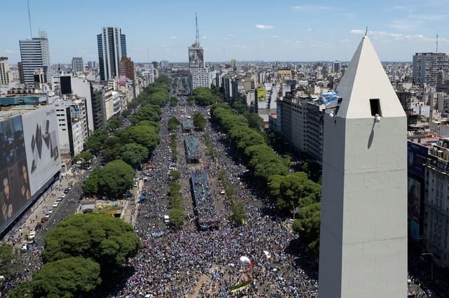 Comemoração título Argentina