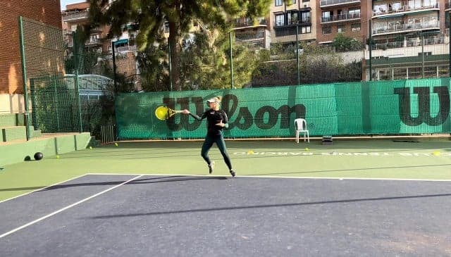 Laura Pigossi na pré-temporada em Barcelona