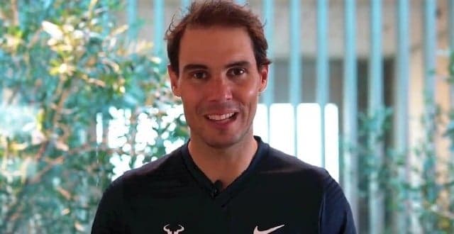 Rafael Nadal envia mensagem de Natal