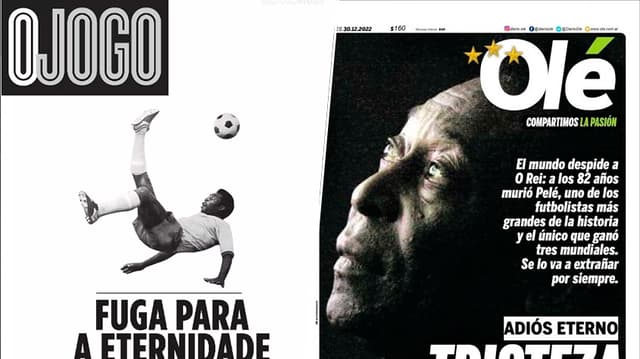 Capas Jornal Pelé